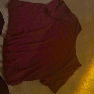 Maroon tee